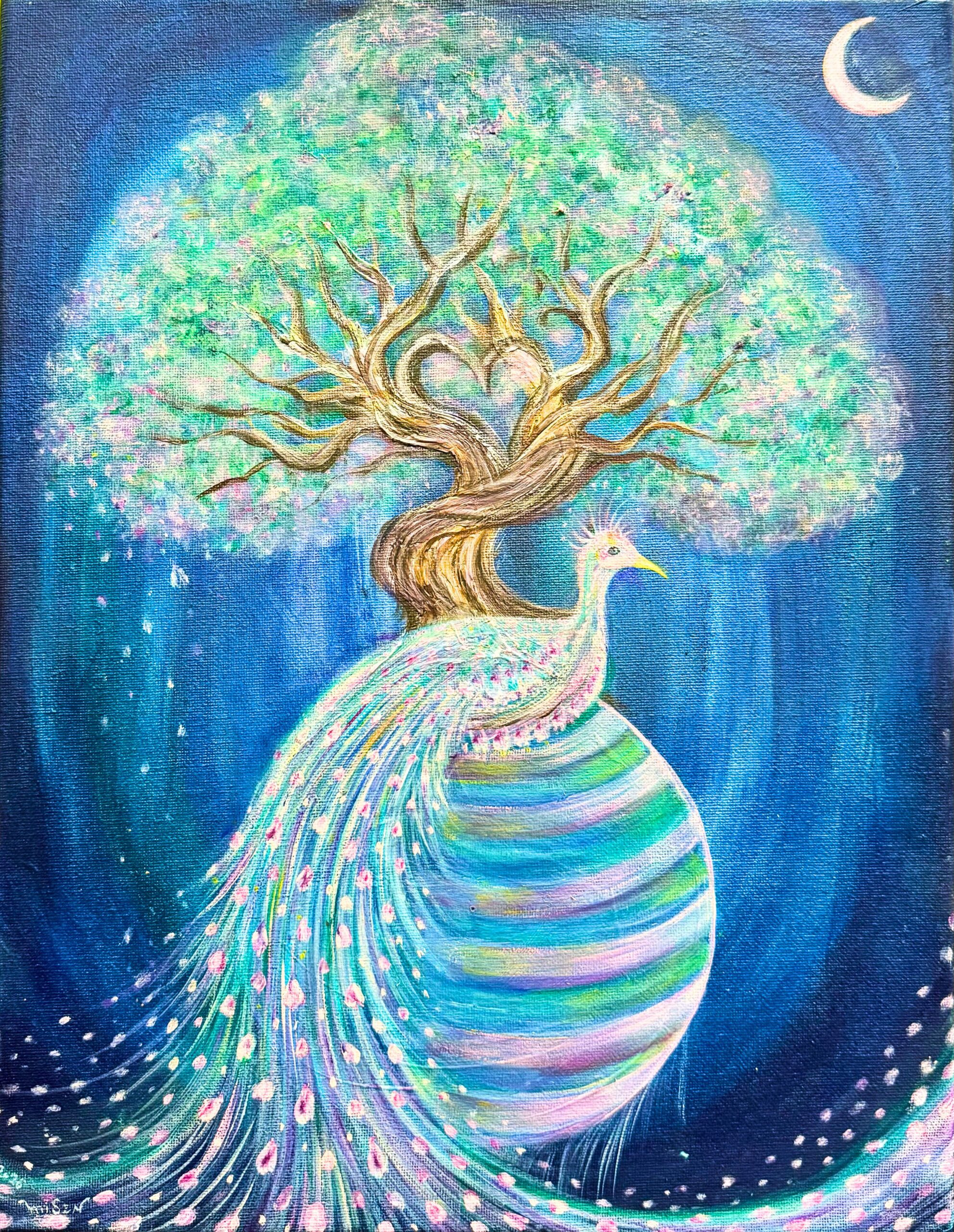 Peafowl - original painting